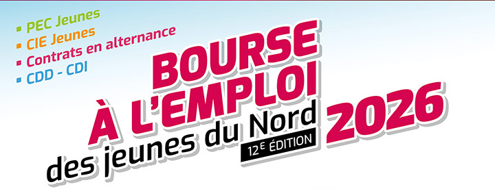 BOURSE A L&rsquo;EMPLOI DES JEUNES DU NORD 2026
